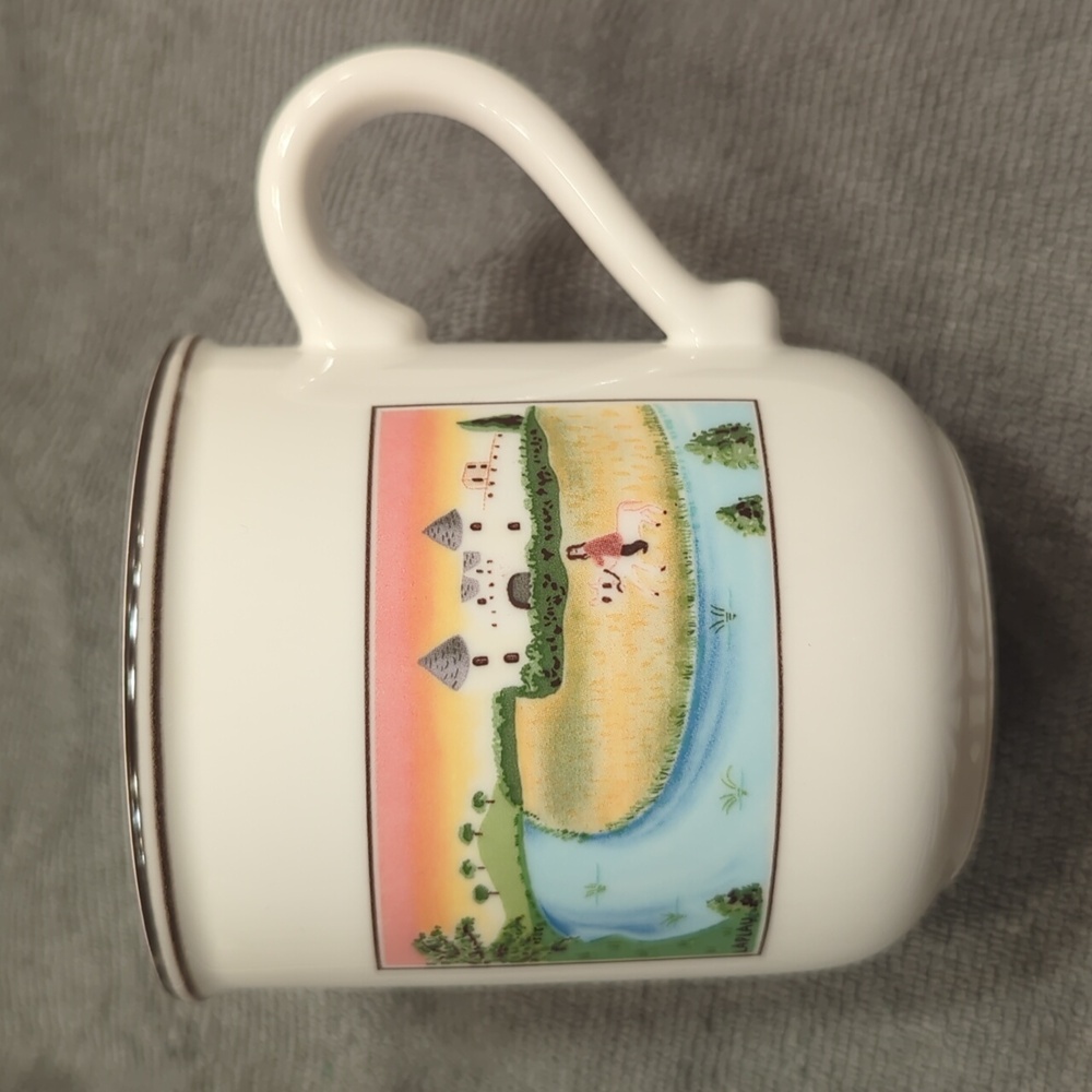 Villeroy & Boch Design Naif Mug # 2 "Man on Horse"